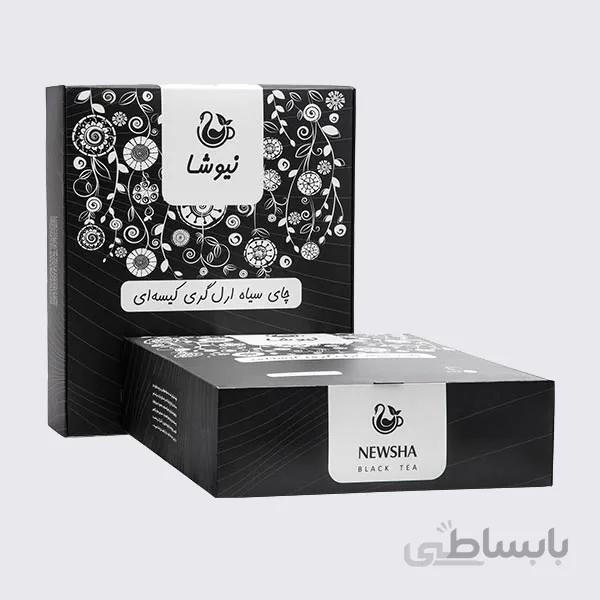 چای سیاه ارل گری (عطری) لفاف دار 160 عددی نیوشا