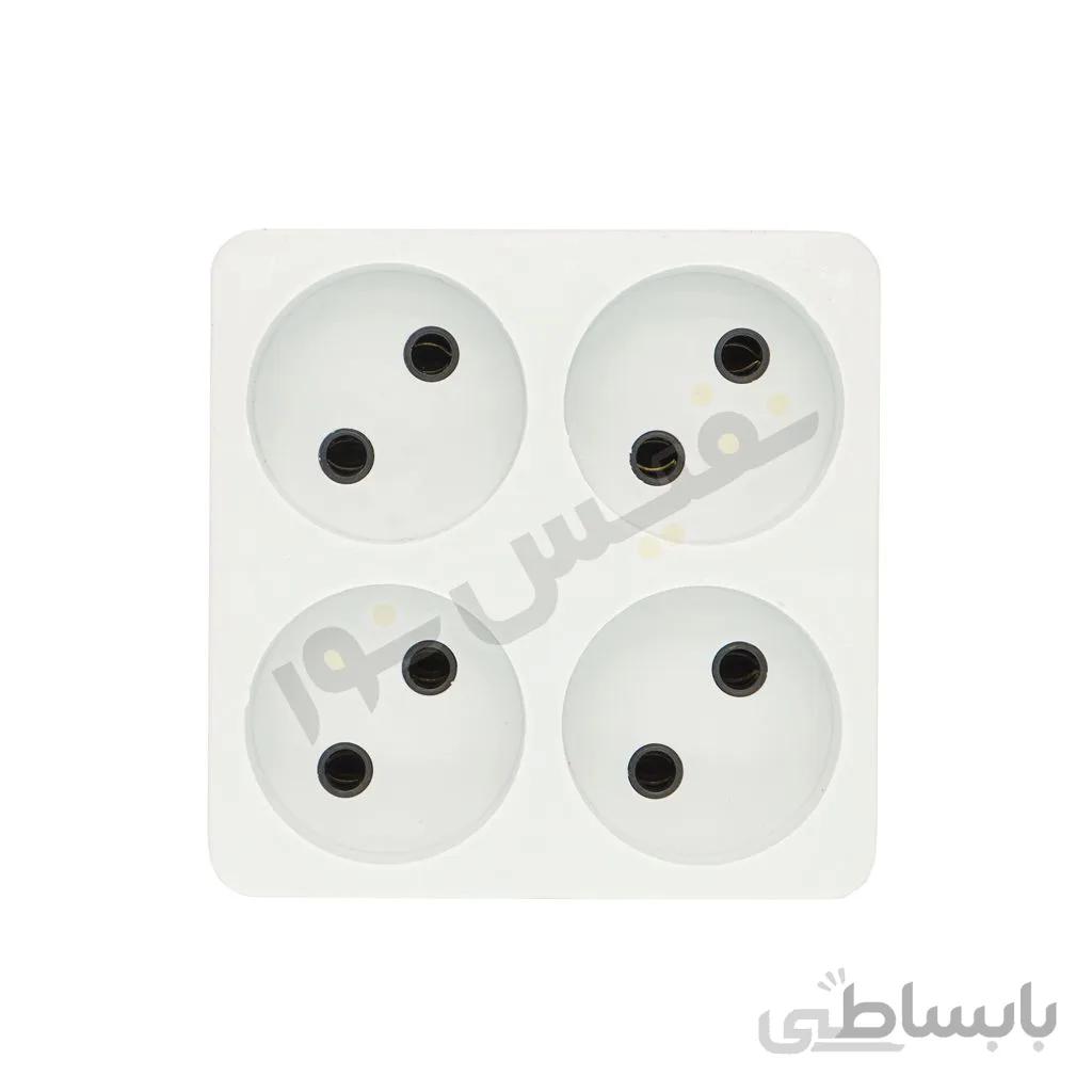 چند راهی برق 4 خانه دوشاخه دار فوسا مدل M100
