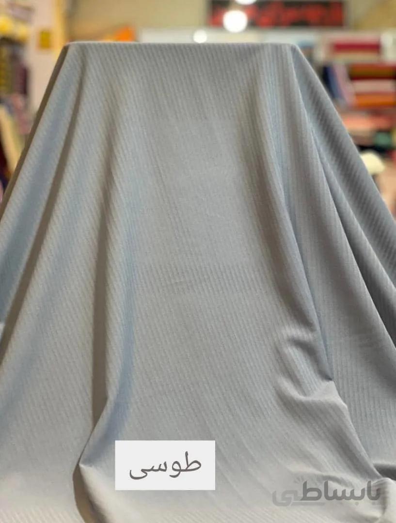کرپ حریر خطی طوسی