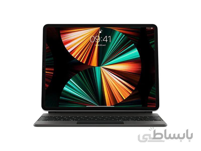 کیبورد تبلت اپل ا مدل iPad Magic Keyboard 12.9 inch Black 2021 MJQK3