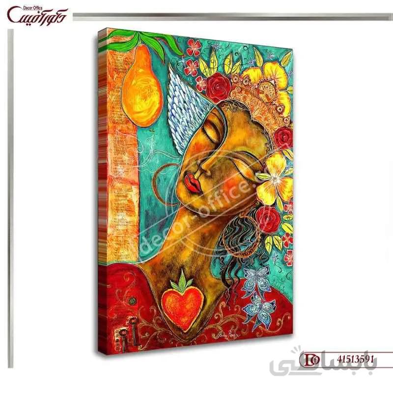 تابلو دیواری صورت 3591 ا Face wall painting 3591