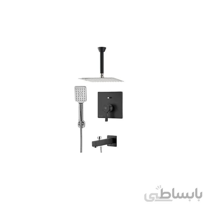 دوش توکار kwc مدل اوا مشکی تیپ 4