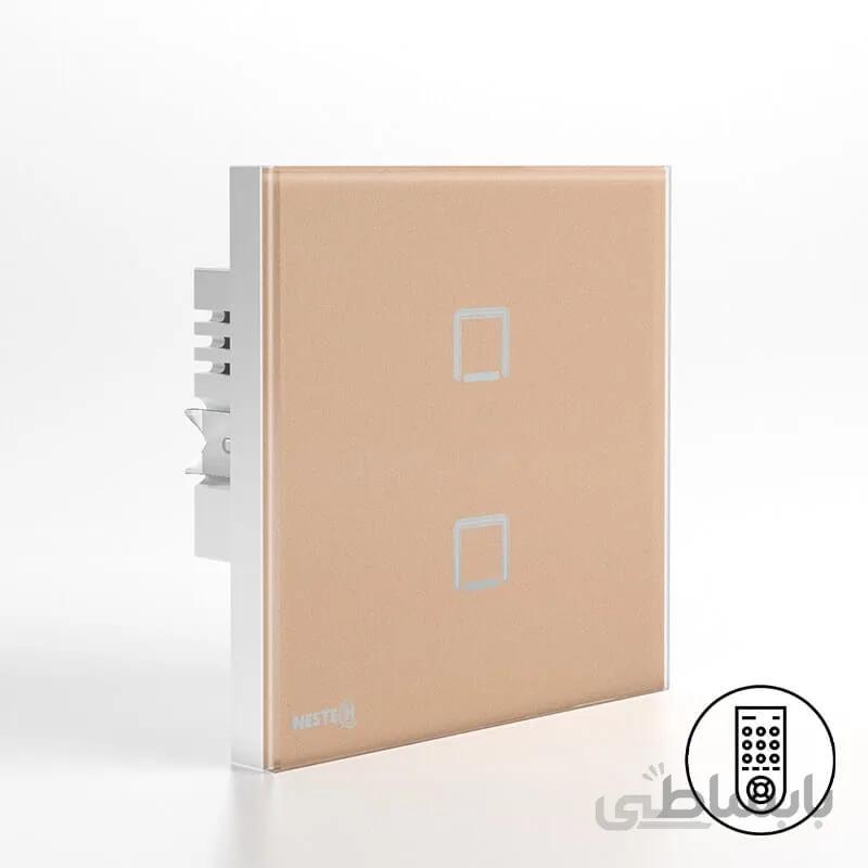 کلید هوشمند روشنایی دو پل برند نستک NESTECH – آسون بخر