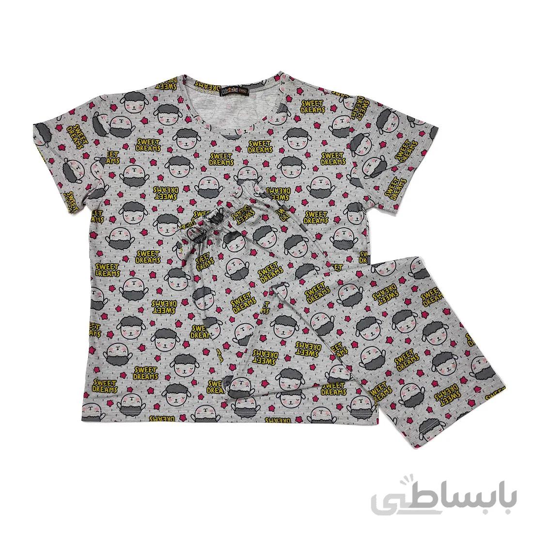 ست تیشرت و شلوار زنانه کد 12