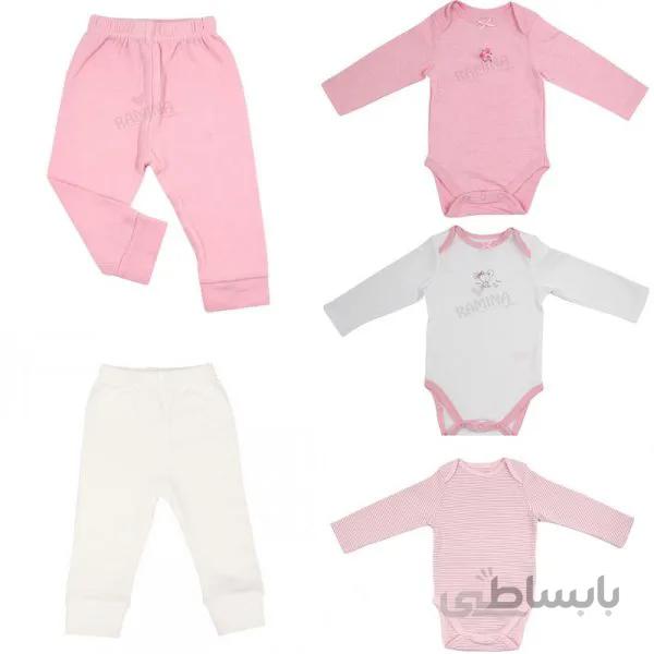 پک بادی آستین بلند و شلوار دخترانه مامازپاپاز Mamas Papas
