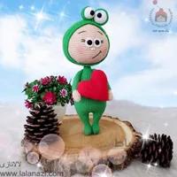 عروسک بافتنی بونی قورباغه ( کد 60241 )