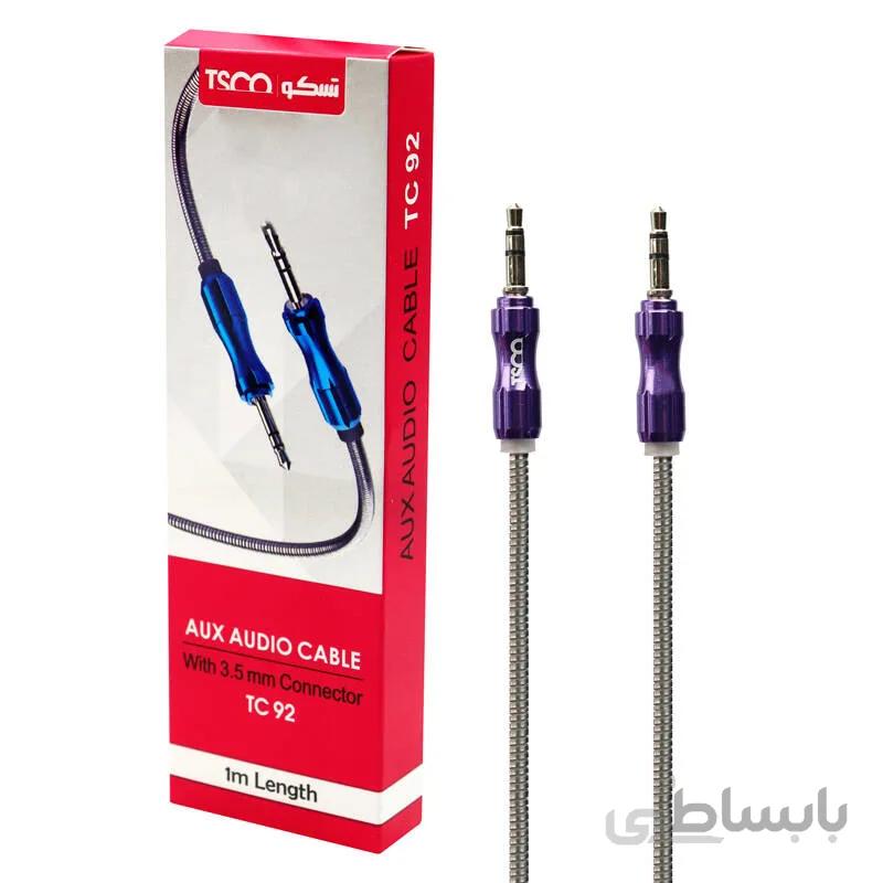 کابل فلزی AUX تسکو TSCO TC 92 1m