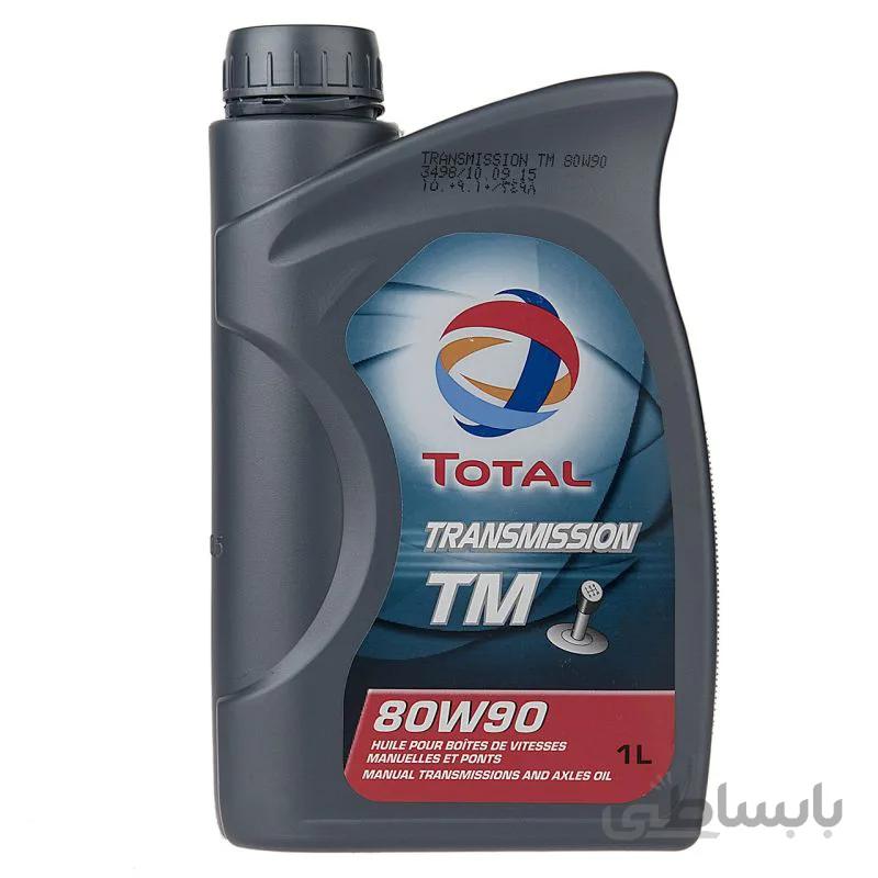 روغن گیربکس خودرو توتال مدل Transmission TM یک لیتری 80W-90