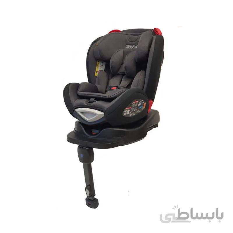 صندلی ماشین 360 درجه مدل Ks20 مشکی طوسی ببکو Bebeko