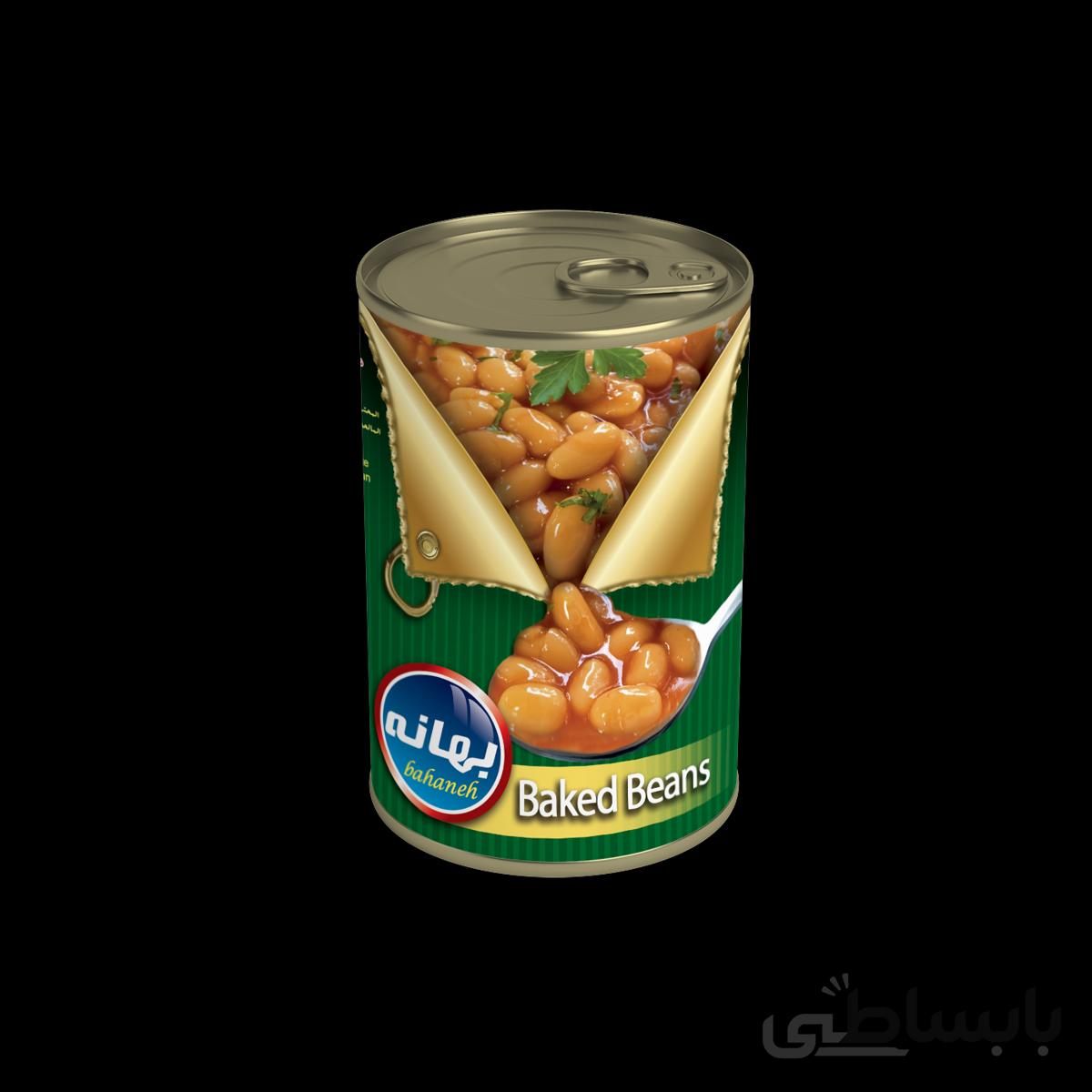 کنسروخوراک لوبیا چیتی بهانه بسته 12 عددی