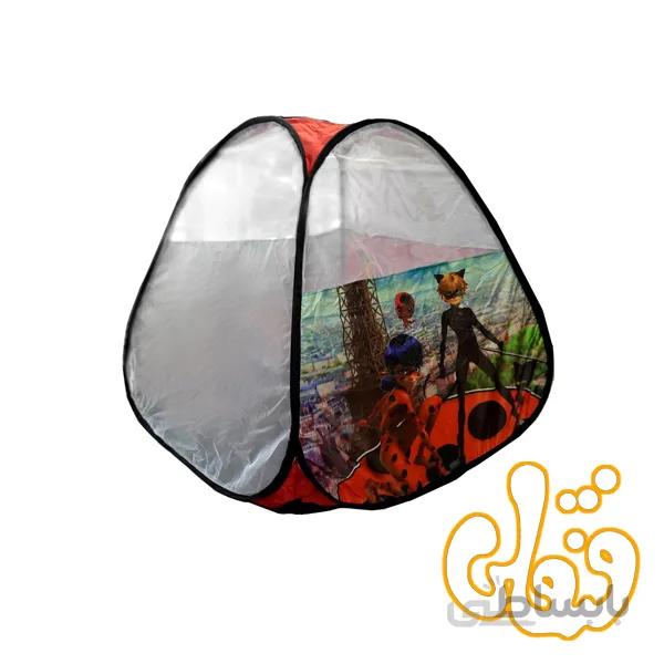 چادر فنری مسافرتی طرح دختر کفشدوزکی