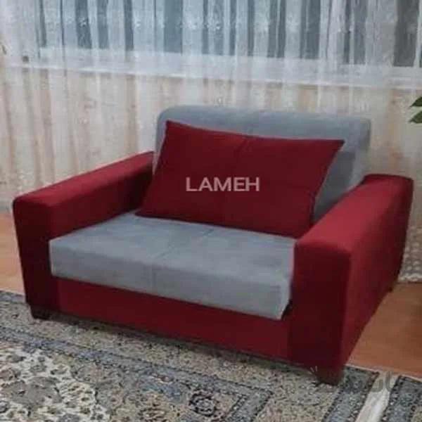 مبل تخت خواب شو یک نفره مدل آلما