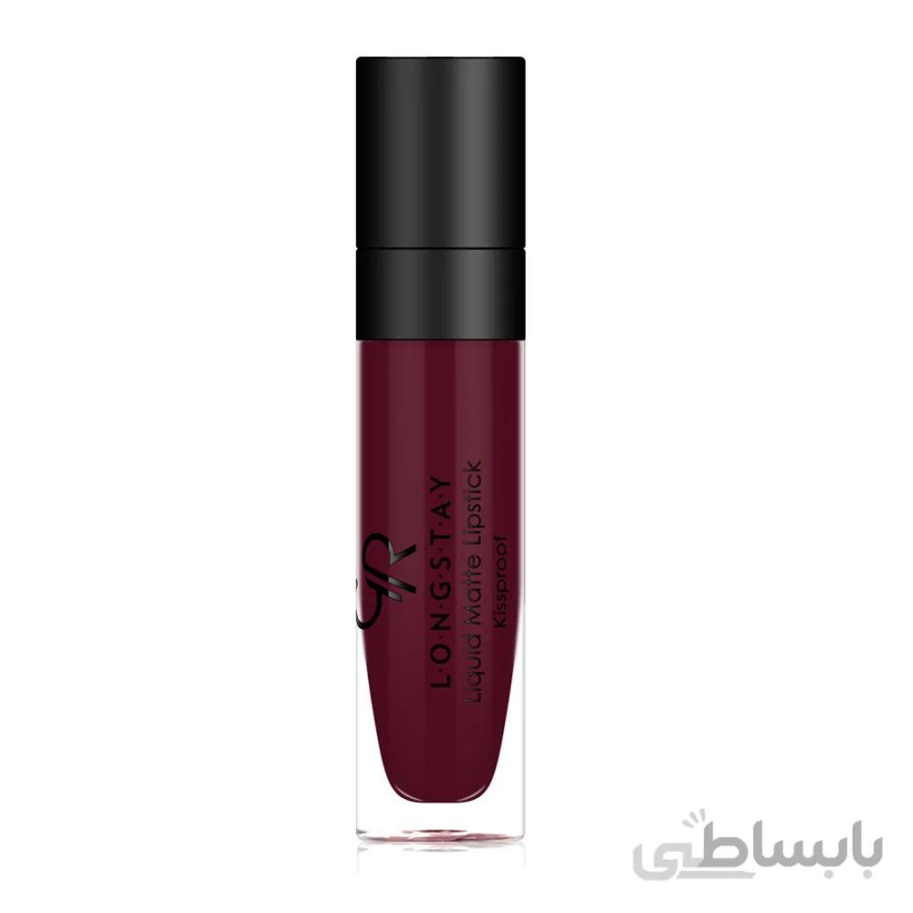 رژ لب مایع مات بادوام گلدن رز شماره 15 ا Golden Rose Long stay Liquid Matte Lipstick No. 15