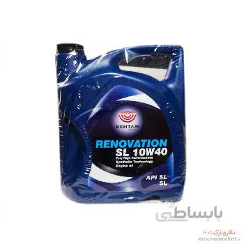 روغن موتور خودرو بهتام(تحت لیسانس الف) RENOVATION SL 10w40 حجم 4 لیتر