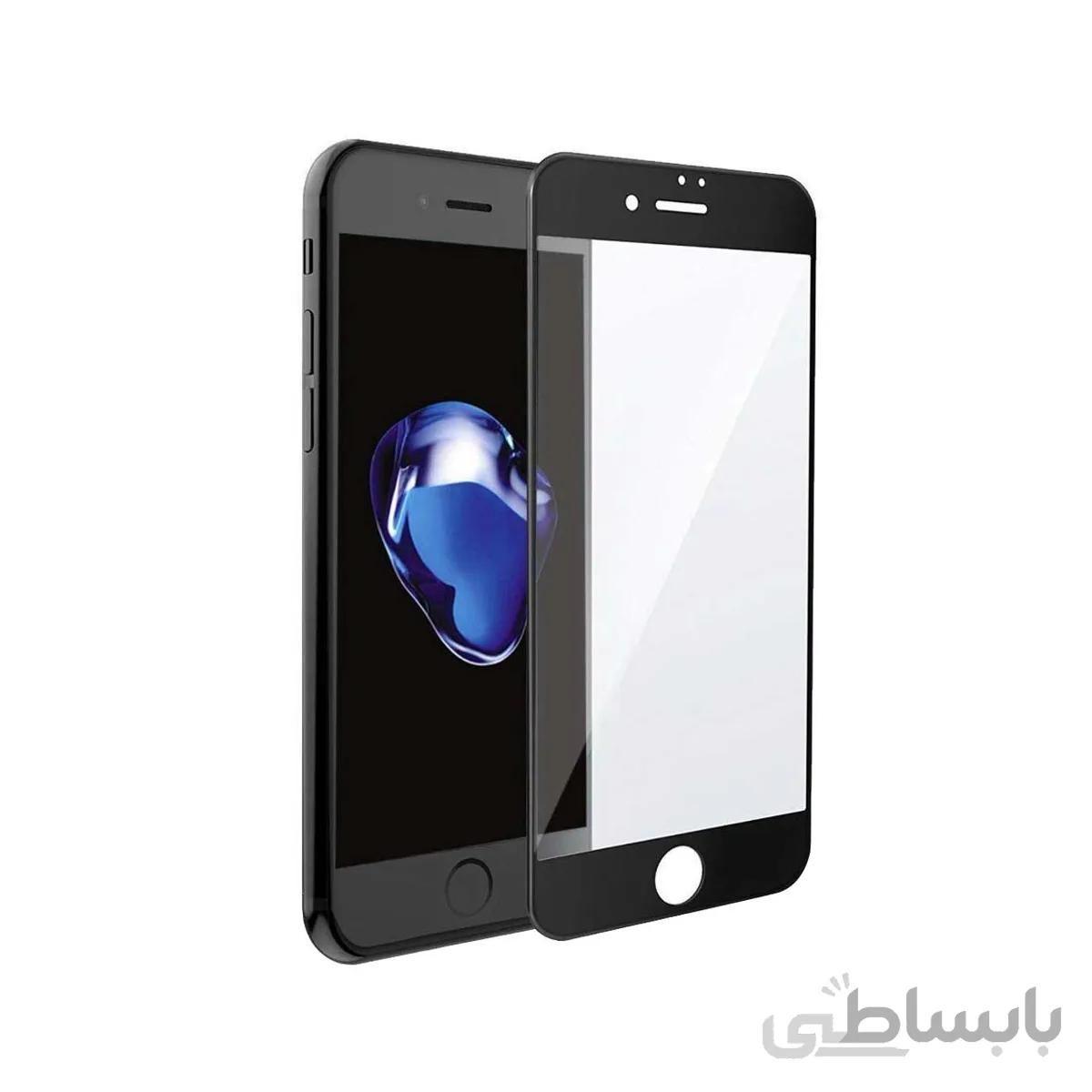 محافظ صفحه گلس فول چسب مناسب iphone 7/8 plus