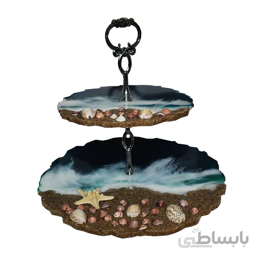 شیرینی خوری طرح دریا مدل گلامور کد 100