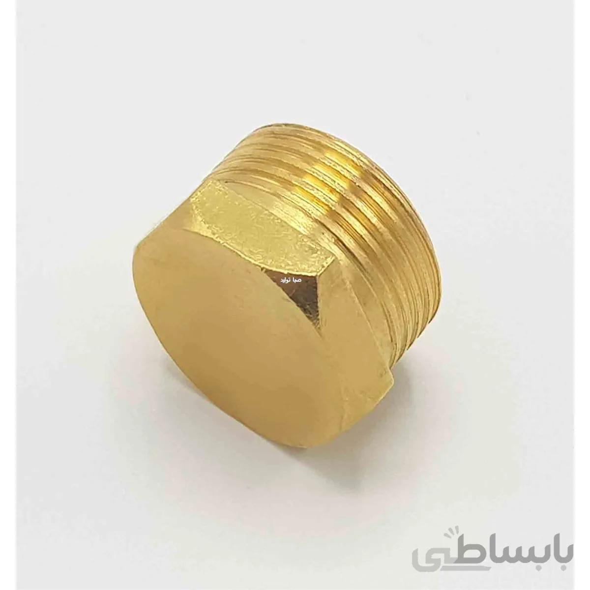 درپوش 1 اینچ برنجی