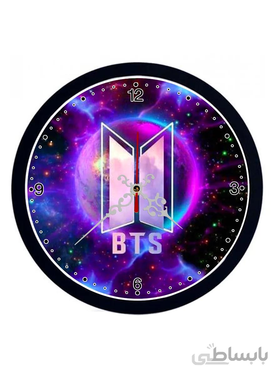 ساعت دیواری طرح گروه bts گلکسی