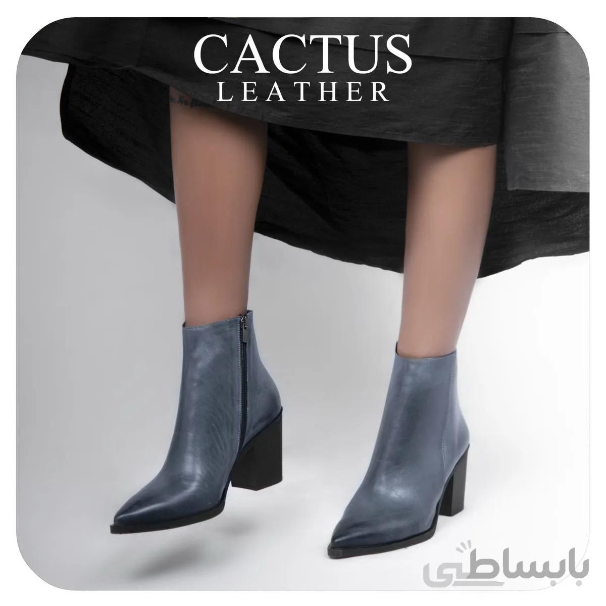 نیم بوت چرم زنانه ws4012