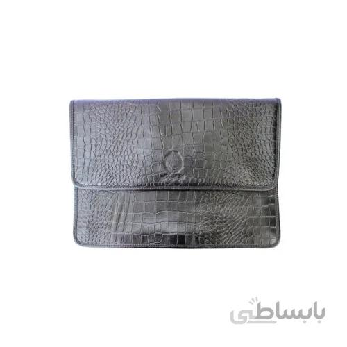 کیف کلاسوری چرم کروکدیل – در دار