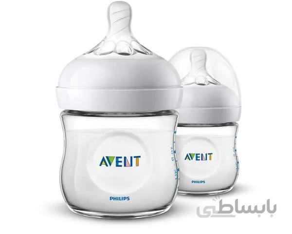 شیشه شیر 0m+ نچرال اونت 125 میلی لیتر جعبه باز avent