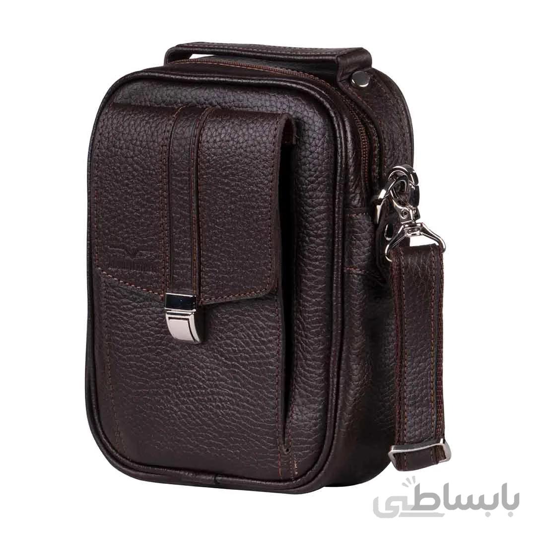 کیف دوشی چرم طبیعی آروین چرم کد AR-160
