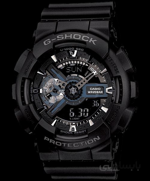 ساعت مچی مردانه کاسیو جی شاک مدل GA-110-1B ا GA-110-1B