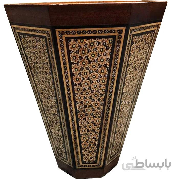 سطل خاتم کاری ارتفاع 30 سانتی متر کد LN 112