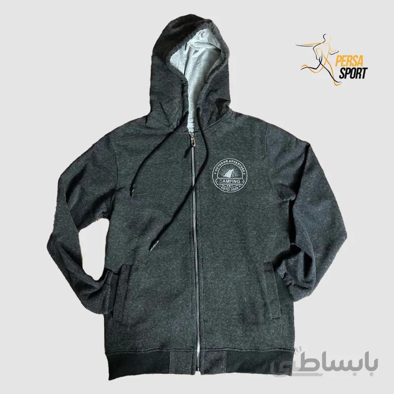 سویشرت کلاهدار زیپی پرسااسپرت Outdoor Adventure