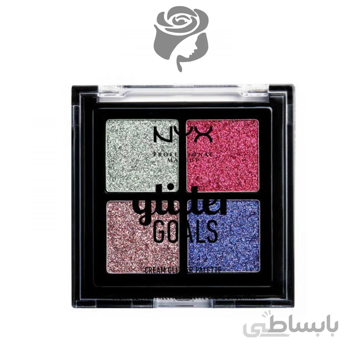 پالت سایه glitter goals نیکس