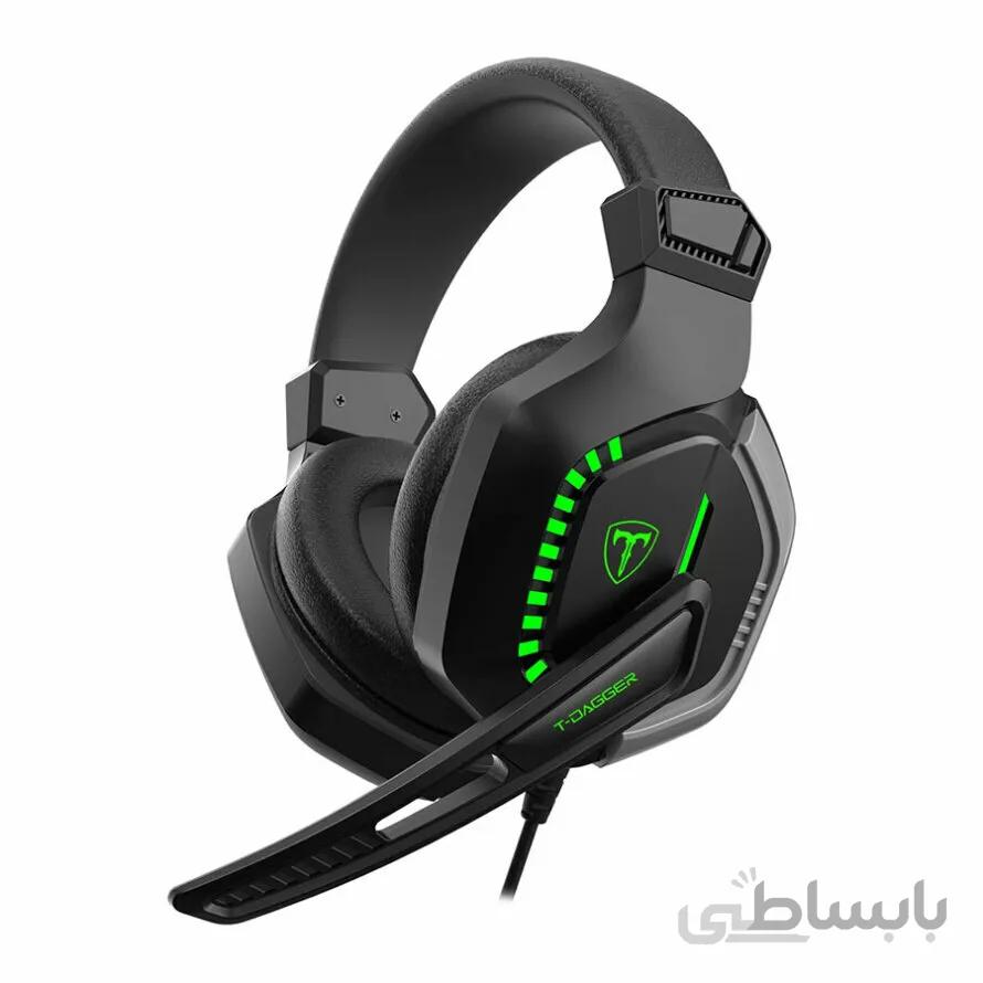 هدست گیمینگ تی دگر EIGER T-RGH208 ا T-DAGGER EIGER T-RGH208 Gaming Headset