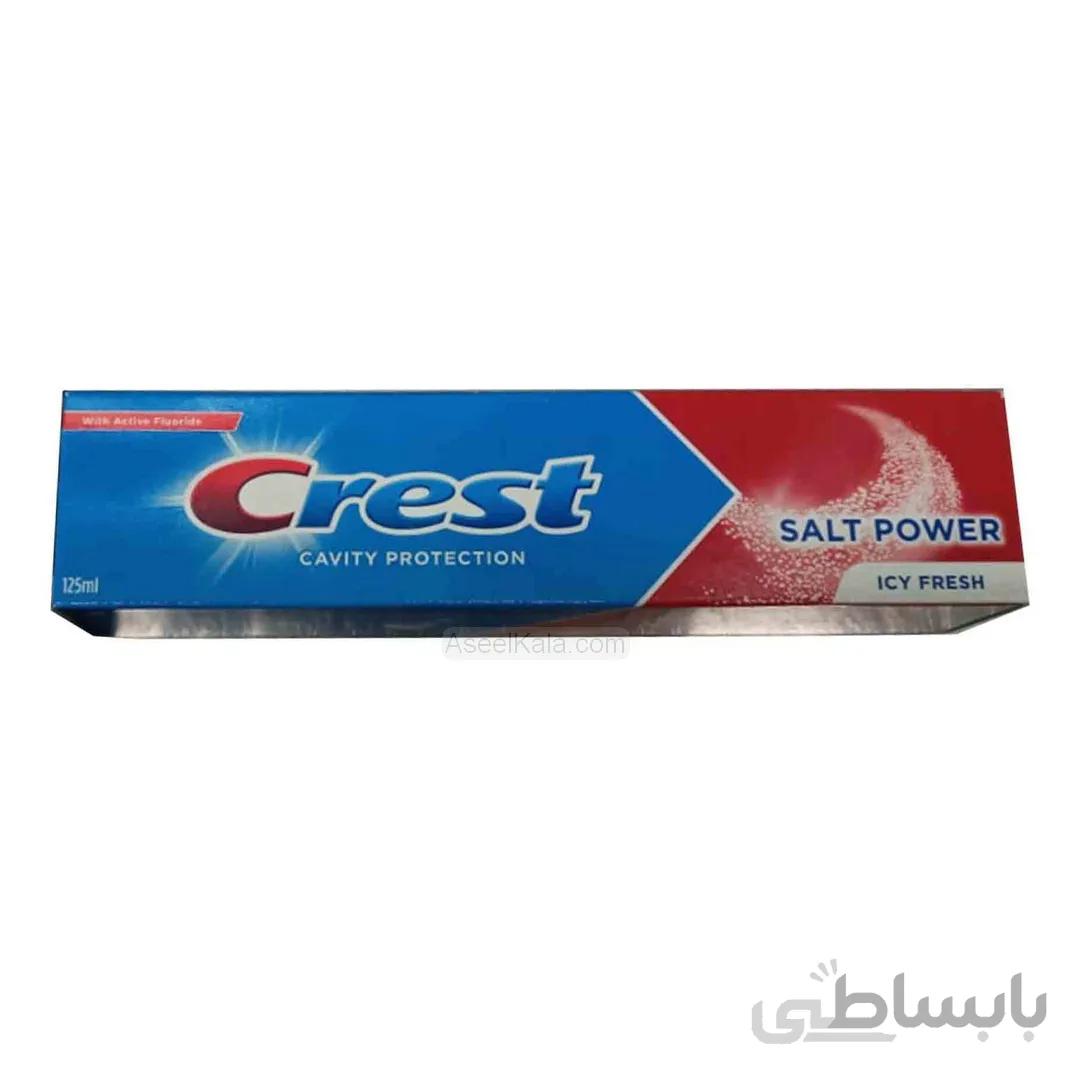 خمیر دندان کرست Crest مدل Salt Power آلمانی 125 میل
