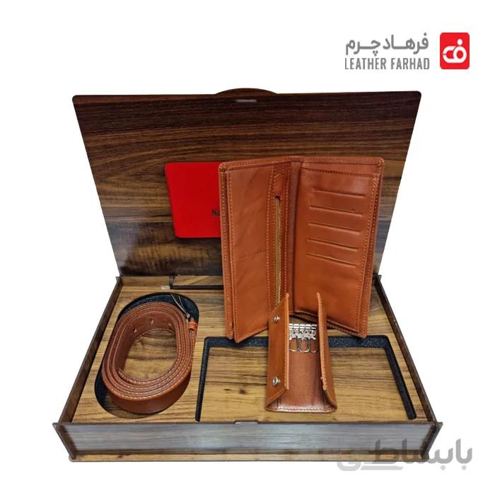 ست کادویی چرم طبیعی تبریز کد 251465