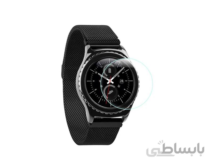 محافظ صفحه نمایشگر تمام چسب ساعت هوشمند سامسونگ مناسب Gear S3 / Galaxy Watch 46mm