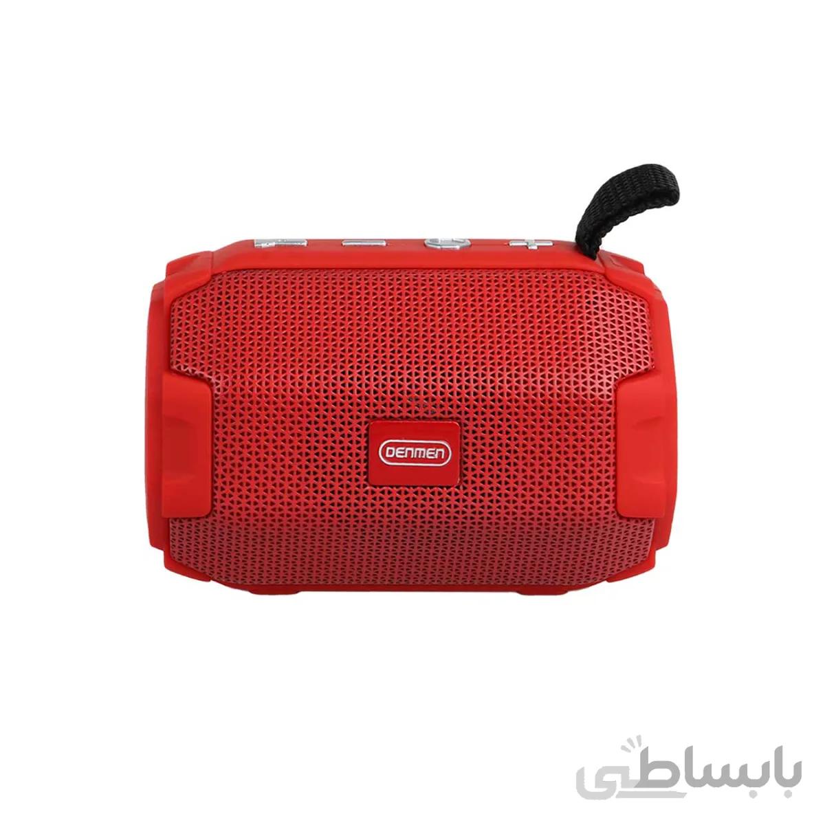 اسپیکر بی سیم DENMEN مدل DR07 - قرمز - CH (پک ناسالم)
