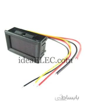 نمایشگر ولتاژ و آمپر جریان DC (قرمز – آبی)