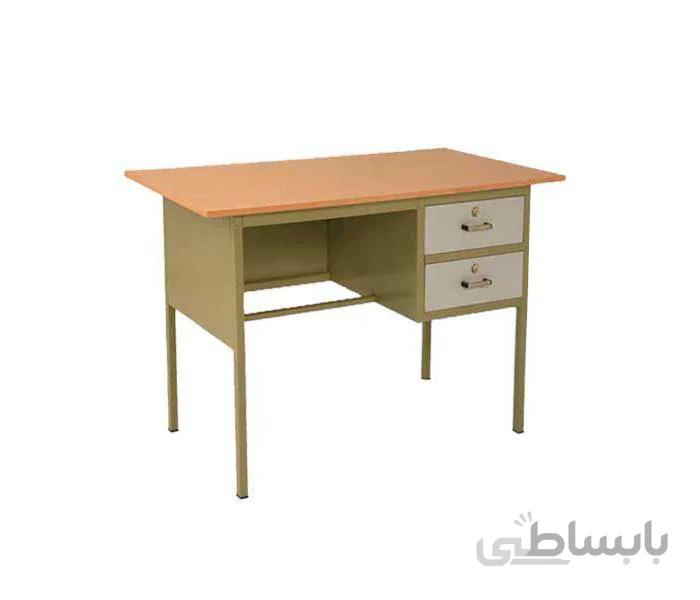 میز معلم دو کشو 120*60