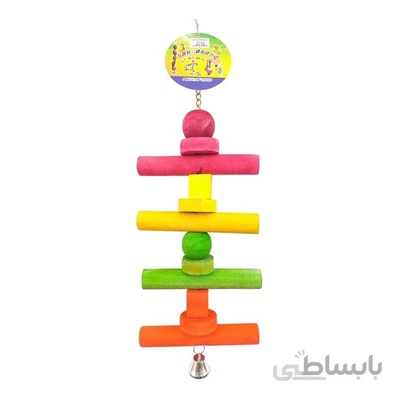 اسباب بازی بلوک چوبی طوطی