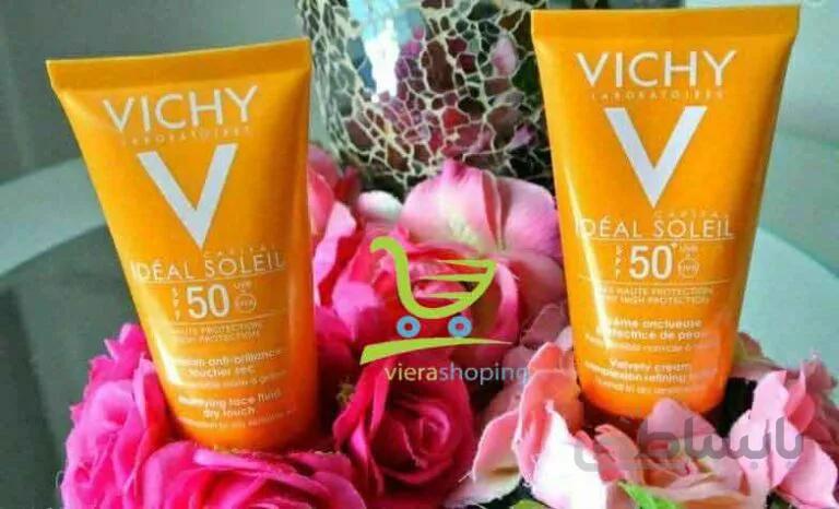 کرم ضدآفتاب بی رنگ ویشی اورجینال مدل VICHY IDEAL SOLEIL