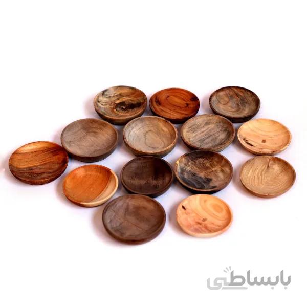 پیاله چوبی قطر ۸ سانتی متر