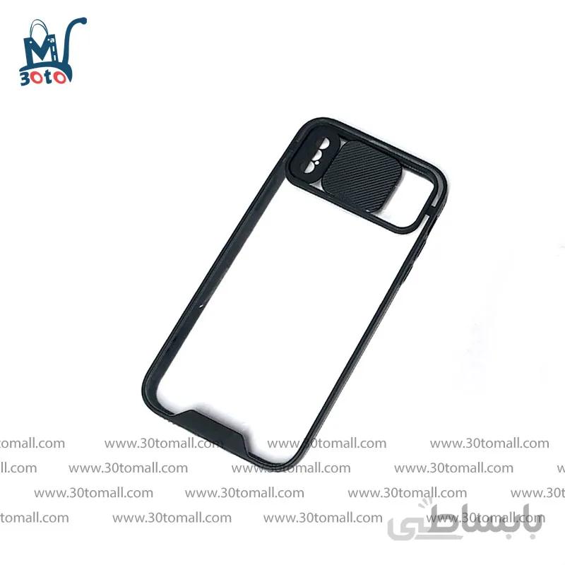 قاب شفاف ضربه گیر و محافظ لنزدار کشویی ایفون X