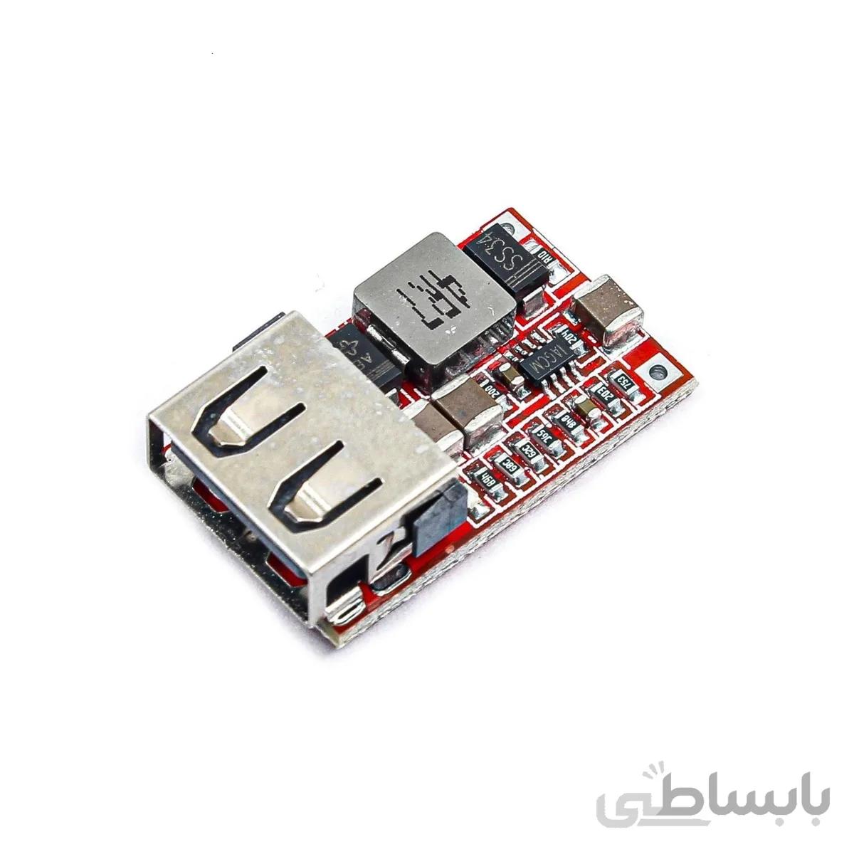 ماژول رگولاتور DC به DC کاهنده دارای خروجی 3A 5V USB