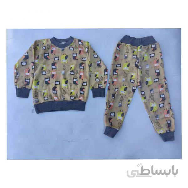 بلوزشلوار طرح جغد