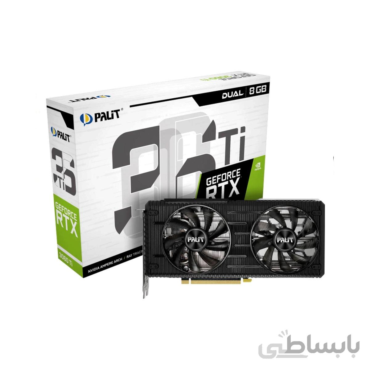 کارت گرافیک Palit GeForce RTX 3060 Ti Dual 8GB ا کارت گرافیک Palit GeForce RTX 3060 Ti Dual 8GB