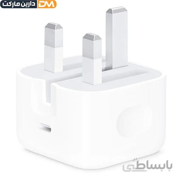 شارژر دیواری اپل مدل 20 وات (های کپی) ا Apple 20 Watt Wall Charger (High Copy) کد 553281
