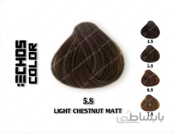 رنگ اچ اس لاین شاه بلوطی زیتونی روشن 5.8
