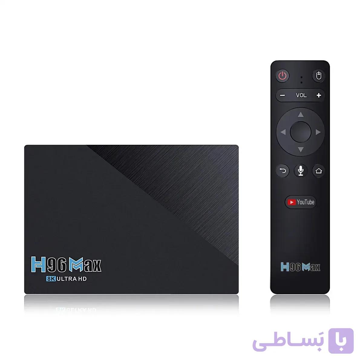 اندروید باکس H96 MAX RK3566 (8GB/64GB)