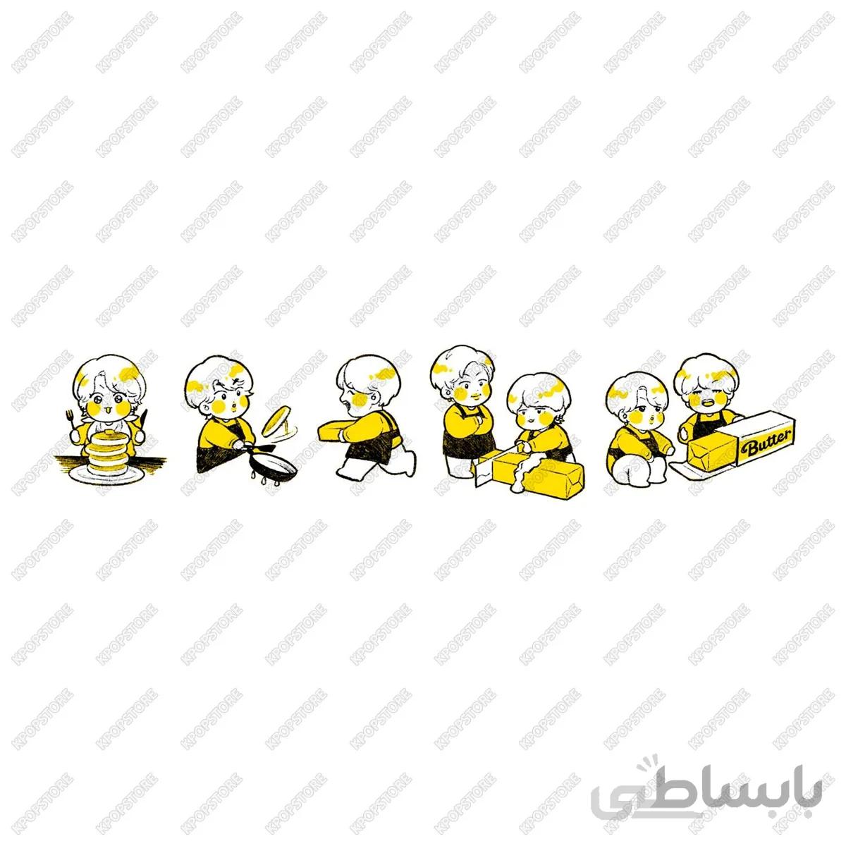 استیکر bts butter کد 11258