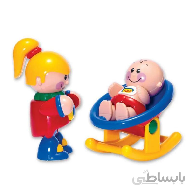 ست نوزاد و خواهر بزرگتر تولو Tolo