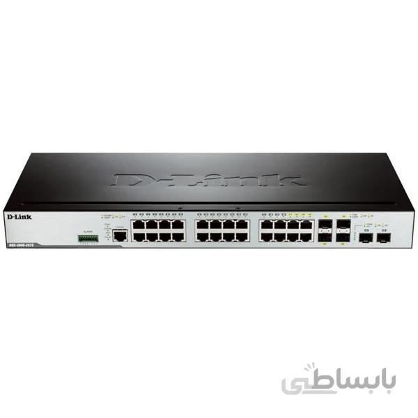 سوییچ قابل مدیریت 26 پورت گیگابیت دی-لینک DGS-3000-26TC